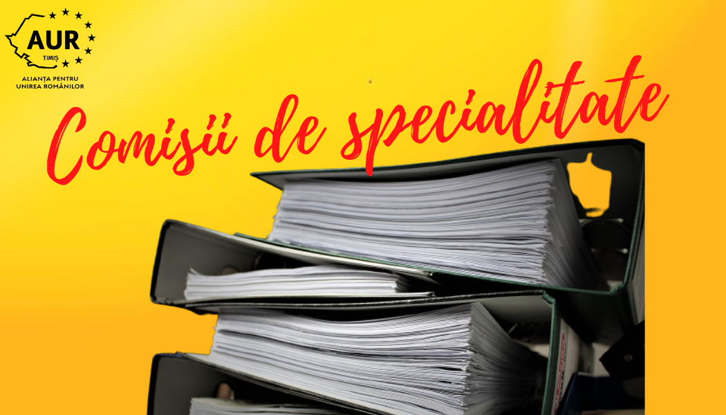 AUR Timiș caută oameni pentru comisiile de specialitate județene!